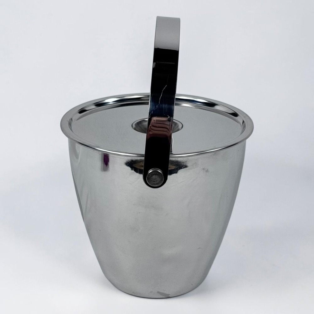 Vintage IKEA Groggy Stainless Steel Ice Bucket Lid Anna Efverlund Maria Vinka - Picture 4 of 9